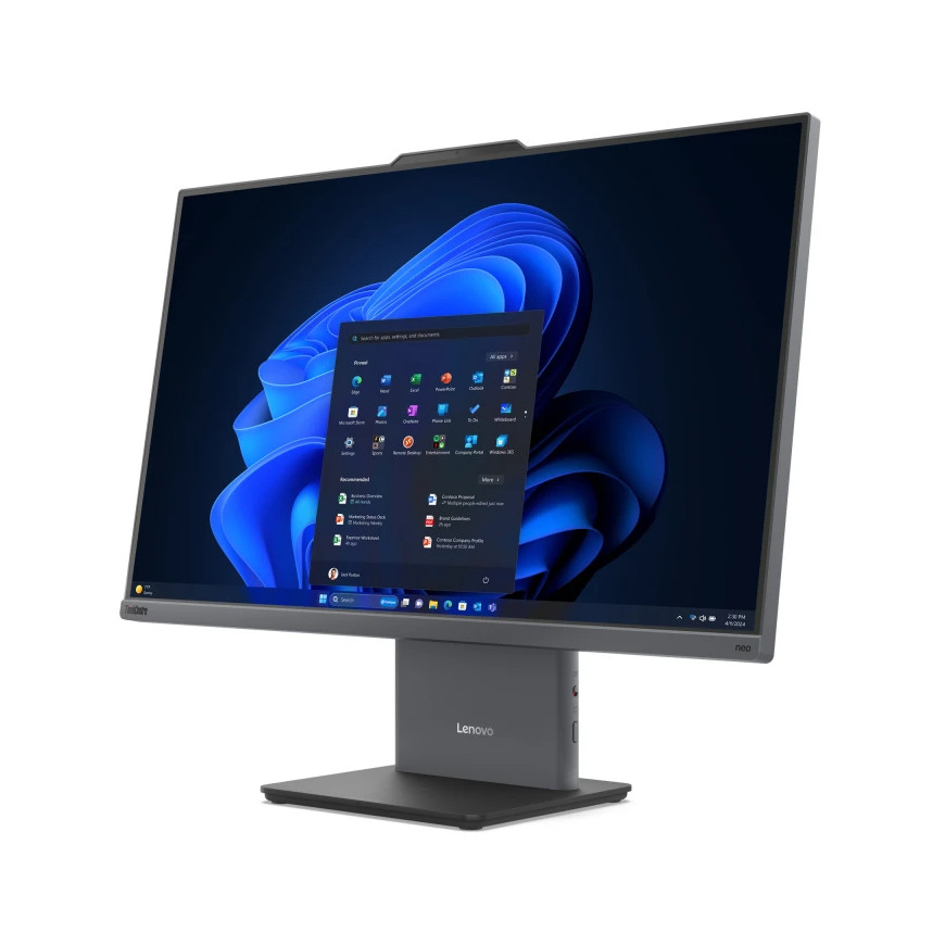 PC tout-en-un Lenovo ThinkCentre Neo 50a-27 Ultra 7-256V 27" Luna Grey (13QE000BFM)