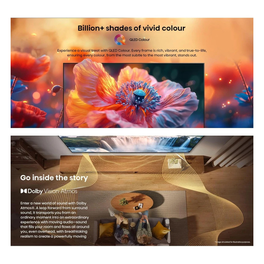 Smart TV Hisense 85" QLED, 4K, UHD, VIDAA (HIS85Q6Q)