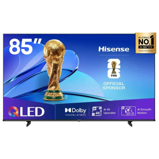 Smart TV Hisense 85" QLED, 4K, UHD, VIDAA (HIS85Q6Q)