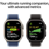Apple Watch Ultra 3 - Bracelet Milanais Titane Noir (MF1Q4AF/A)