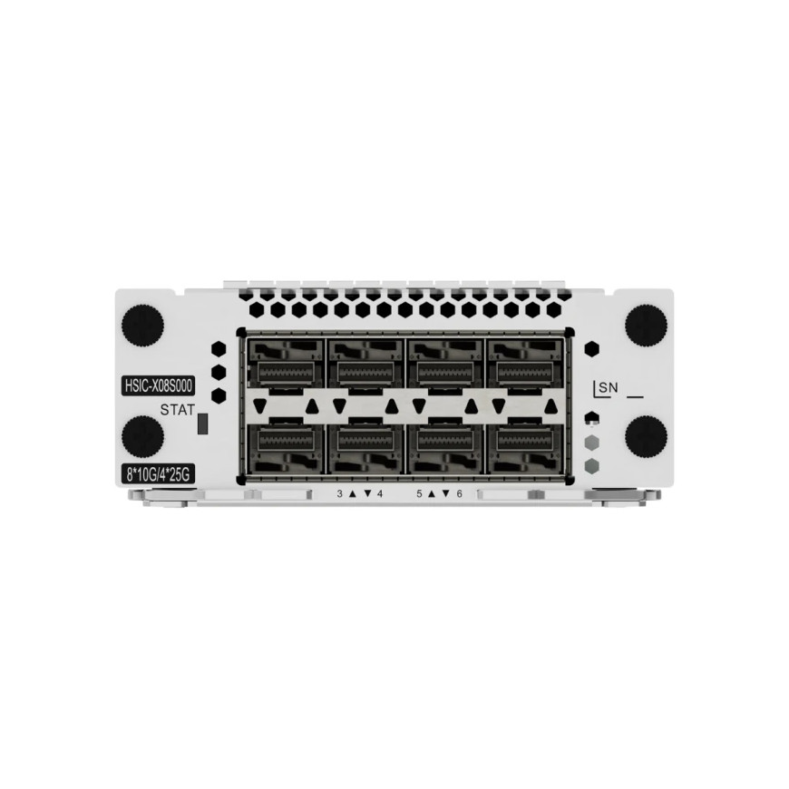 Carte Réseau Huawei HSIC-X08S000 8×10GbE SFP+ / 4×25GbE SFP28 (02314VYH)