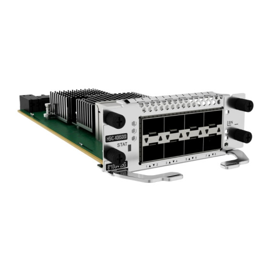 Carte Réseau Huawei HSIC-X08S000 8×10GbE SFP+ / 4×25GbE SFP28 (02314VYH)