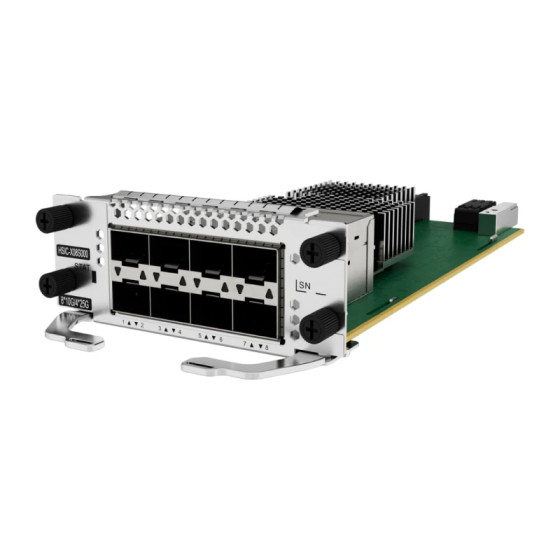 Carte Réseau Huawei HSIC-X08S000 8×10GbE SFP+ / 4×25GbE SFP28 (02314VYH)