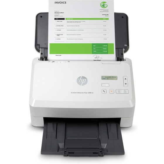 Scanner Hp 6FW09A ScanJet Enterprise Flow 5000 S5 A Defilement 65