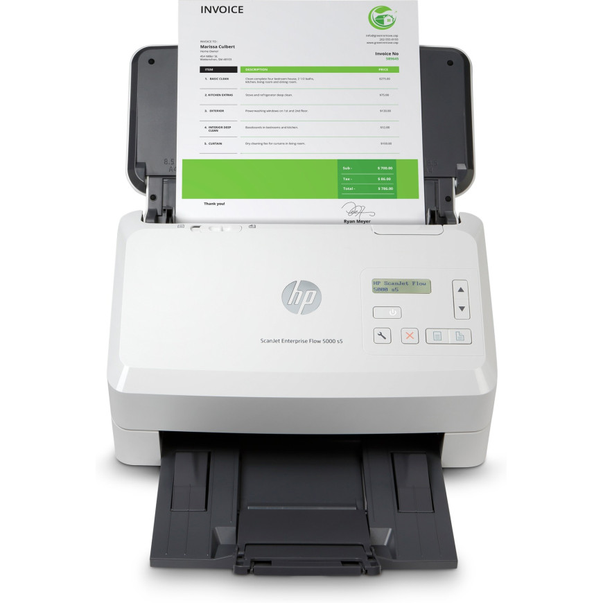 Scanner Hp 6FW09A ScanJet Enterprise Flow 5000 S5 A Defilement 65