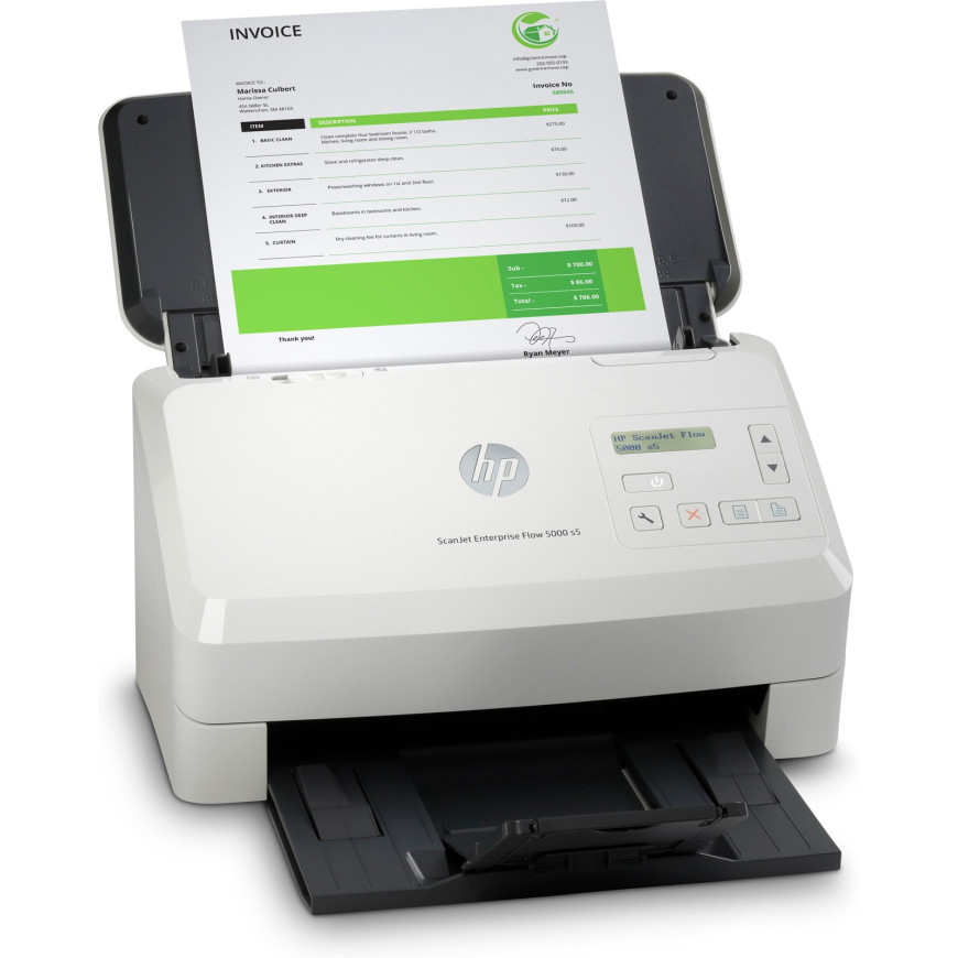 Scanner Hp 6FW09A ScanJet Enterprise Flow 5000 S5 A Defilement 65