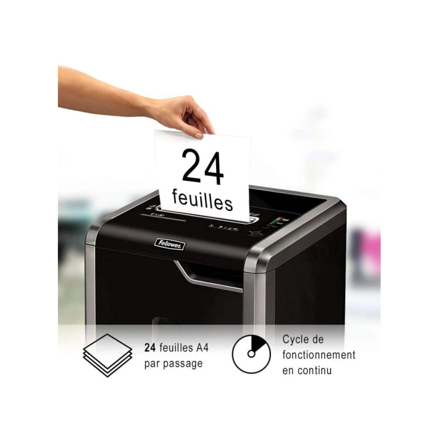 Destructeur de Documents Fellowes Powershred 225Ci 4622001