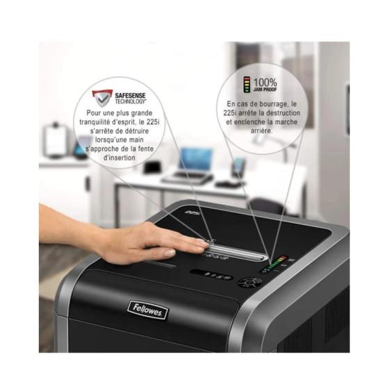 Destructeur de Documents Fellowes Powershred 225Ci 4622001