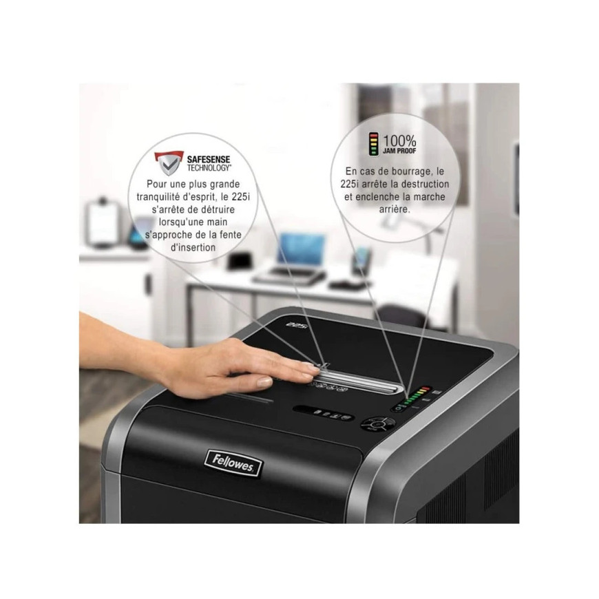 Destructeur de Documents Fellowes Powershred 225Ci 4622001
