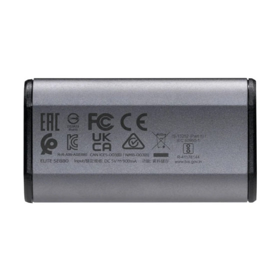 Disque SSD Externe ADATA Portable SE880 4To USB 3.2 (AELI-SE880-4TCGY)