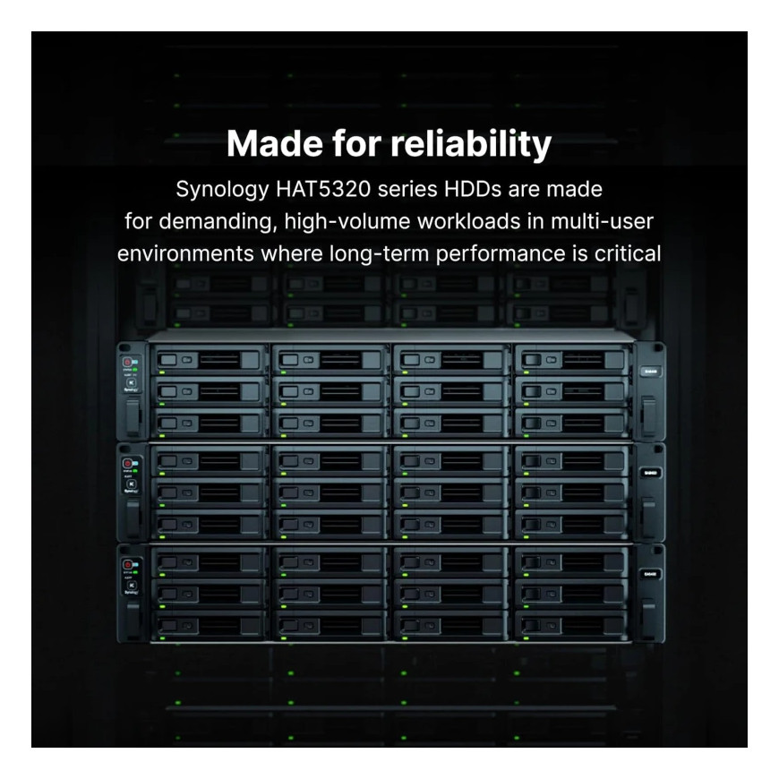 Disque dur NAS Synology HAT5320 8TB SATA 3.5" 7200 tr/min (HAT5320-8T)