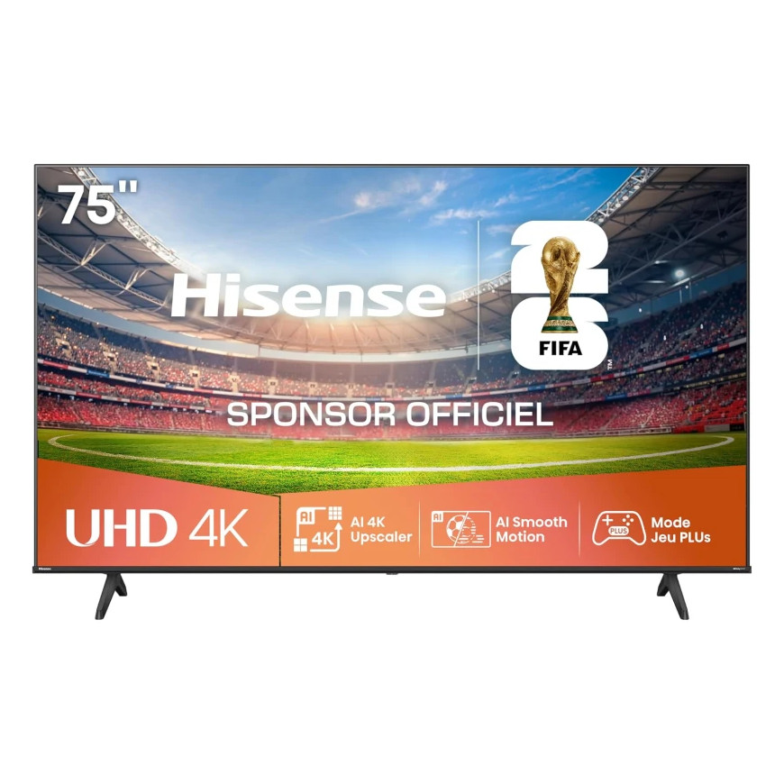 Smart TV Hisense 75A6Q 75" UHD 4K VIDAA - Téléviseur Connectée (HIS75A6Q)