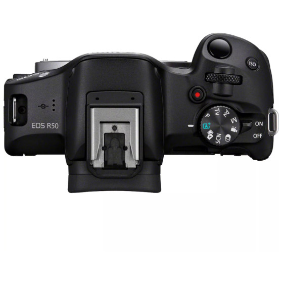 Canon EOS R50 + objectif RF-S 18-45mm F4.5-6.3 IS STM - Appareil photo hybride (5811C013AA)