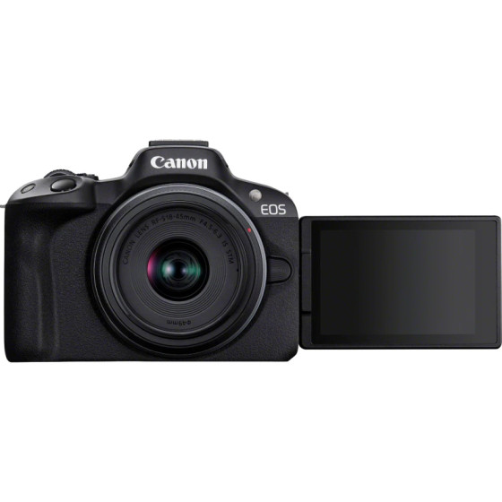 Canon EOS R50 + objectif RF-S 18-45mm F4.5-6.3 IS STM - Appareil photo hybride (5811C013AA)