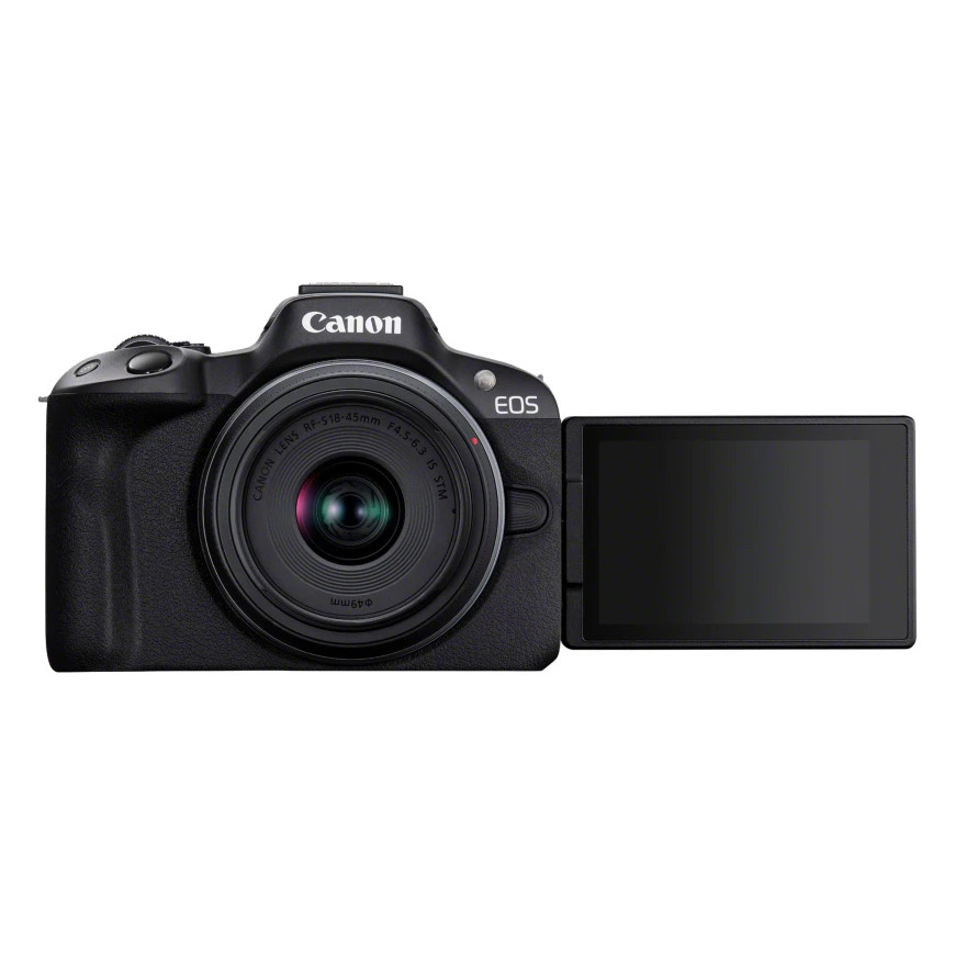 Canon EOS R50 + objectif RF-S 18-45mm F4.5-6.3 IS STM - Appareil photo hybride (5811C013AA)