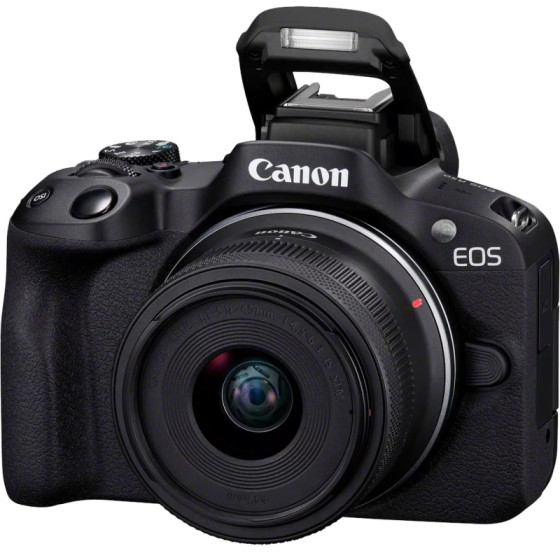 Canon EOS R50 + objectif RF-S 18-45mm F4.5-6.3 IS STM - Appareil photo hybride (5811C013AA)