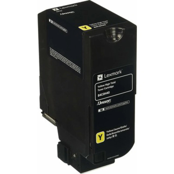Toner Lexmark 84C5HYE Jaune Haute Capacité 16000 pages