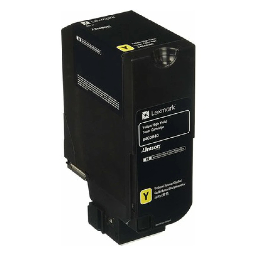Toner Lexmark 84C5HYE Jaune Haute Capacité 16000 pages