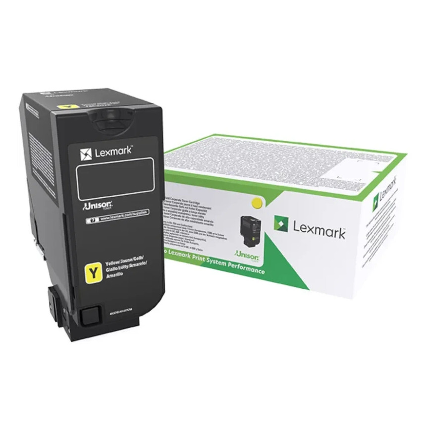 Toner Lexmark 84C5HYE Jaune Haute Capacité 16000 pages