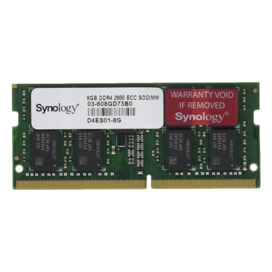 Mémoire RAM Synology 8Go ECC DDR4 Unbuffered SODIMM pour NAS (D4ES03-8G)