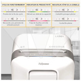 Destructeur de Documents Fellowes MicroShred LX221 Blanc 5050501