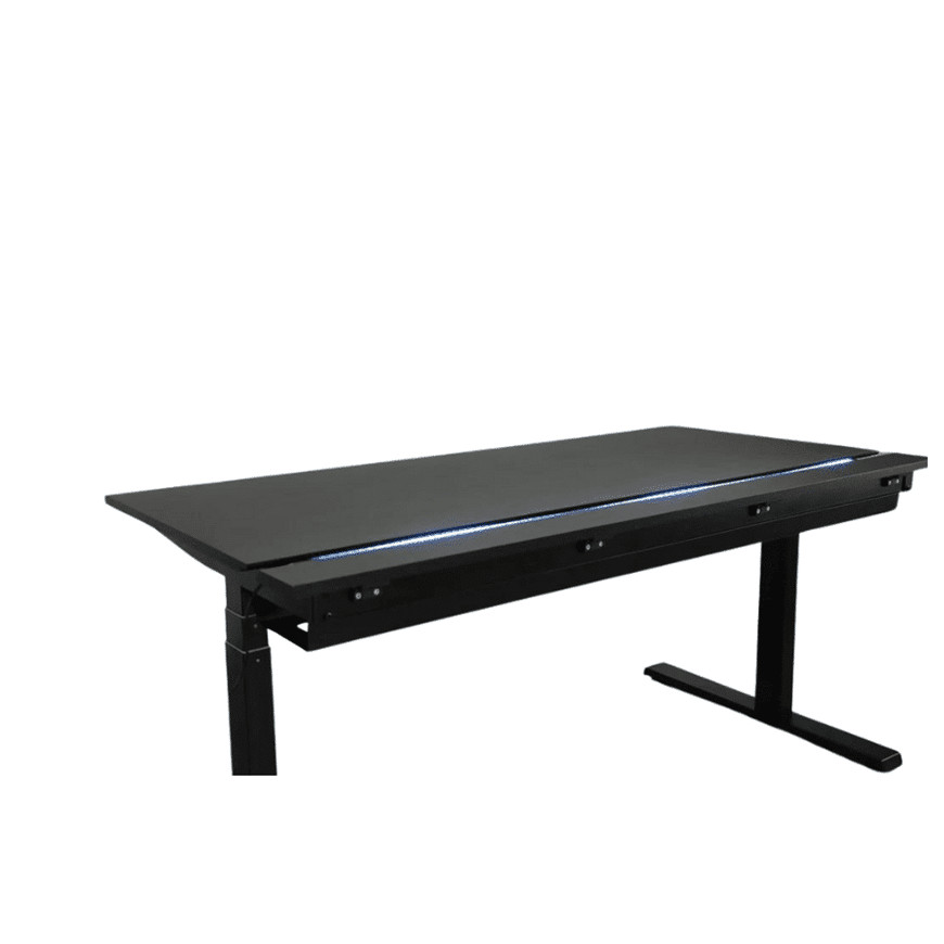 Bureau Gamer ELVATEX RGB CARBON – Noir (ELEVATEX)
