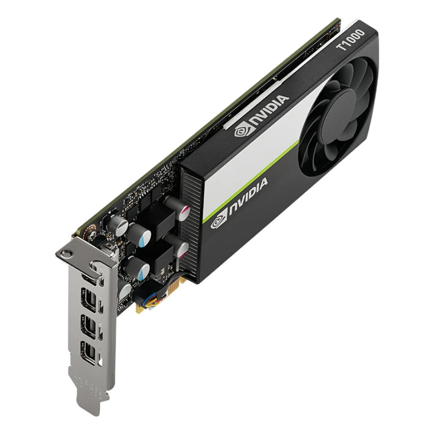 Carte graphique PNY NVIDIA T1000 8 Go PCIe 4.0 (VCNT1000-8GB)