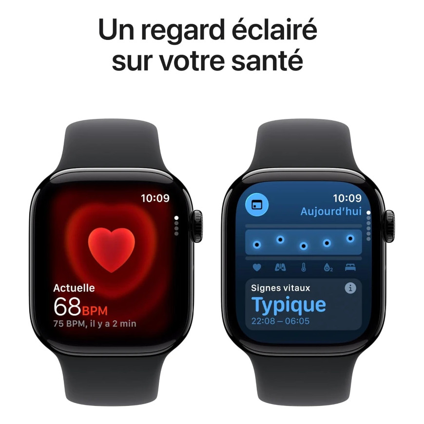 Apple Watch Series 11 GPS 42mm Jet Black M/L (MEQU4AF/A)
