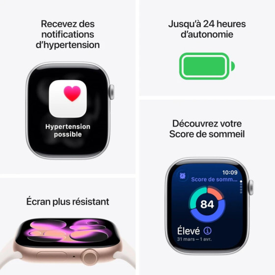 Apple Watch Series 11 GPS 42mm Jet Black M/L (MEQU4AF/A)