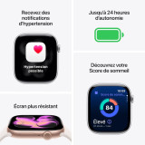 Apple Watch Series 11 GPS 42mm Gris Sidéral S/M (MEQW4AF/A)