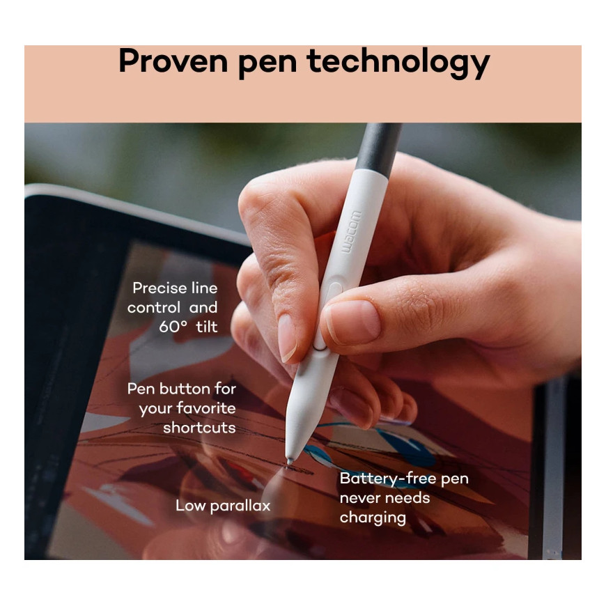 Écran Graphique Wacom One 14 Pen Display DTC141W0 14"