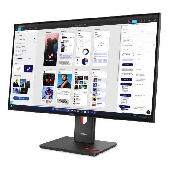 Écran Lenovo ThinkVision T32UD-30 31,5" 4K UHD (64B0GAT1EU)