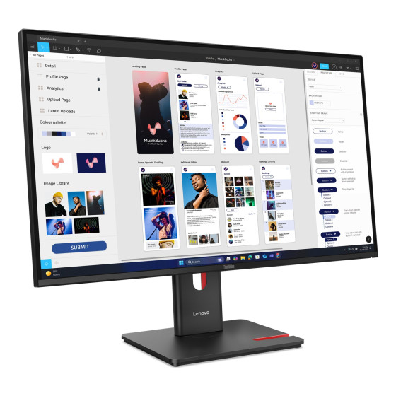 Écran Lenovo ThinkVision T32UD-30 31,5" 4K UHD (64B0GAT1EU)
