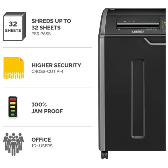 Destructeur de Documents Fellowes Powershred 99Ci Jam Proof 4691001