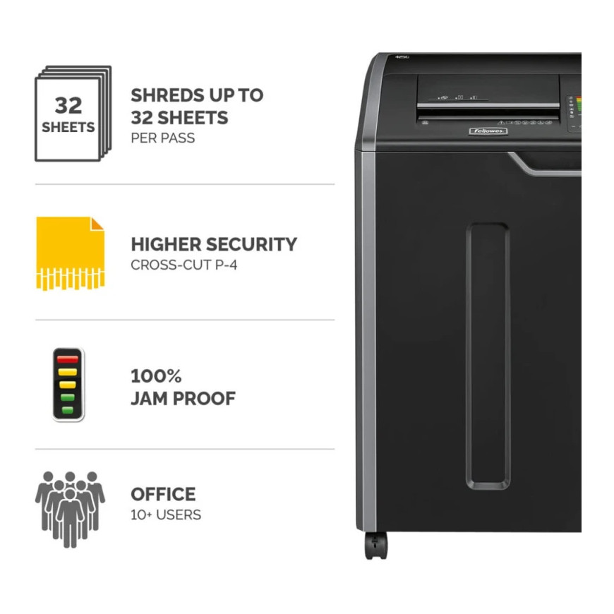 Destructeur de Documents Fellowes Powershred 99Ci Jam Proof 4691001