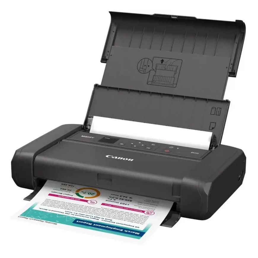 Imprimante multifonction jet d’encre Canon APR25-BX110 A4 4-en-1 WiFi USB (7069C027AA)