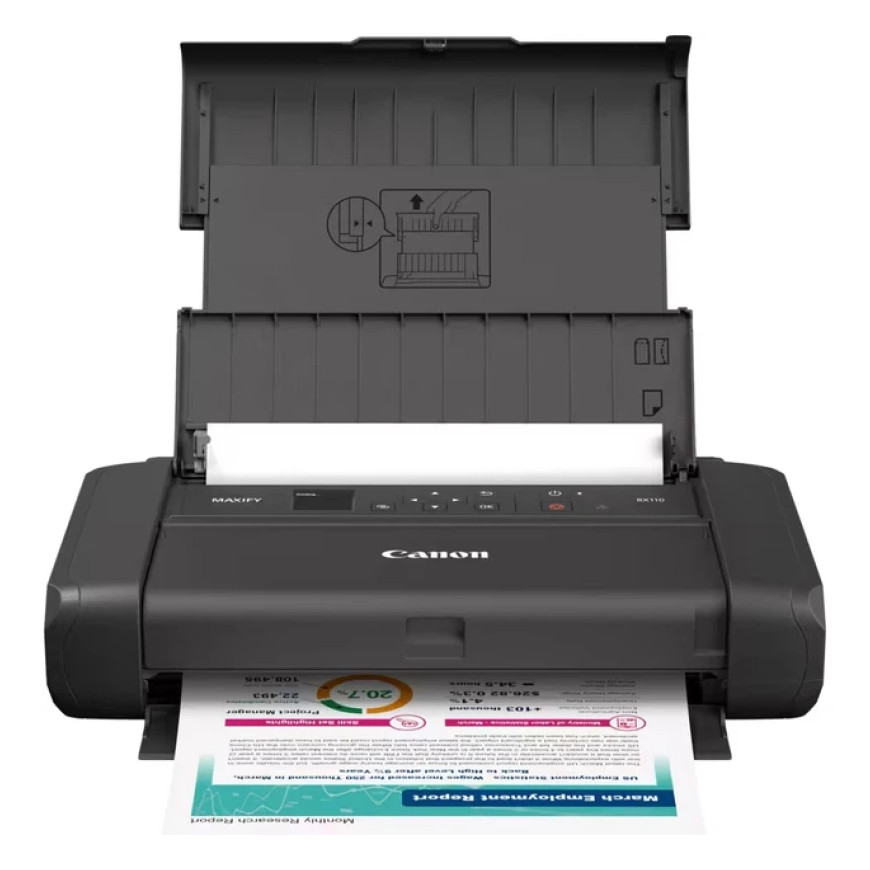 Imprimante multifonction jet d’encre Canon APR25-BX110 A4 4-en-1 WiFi USB (7069C027AA)