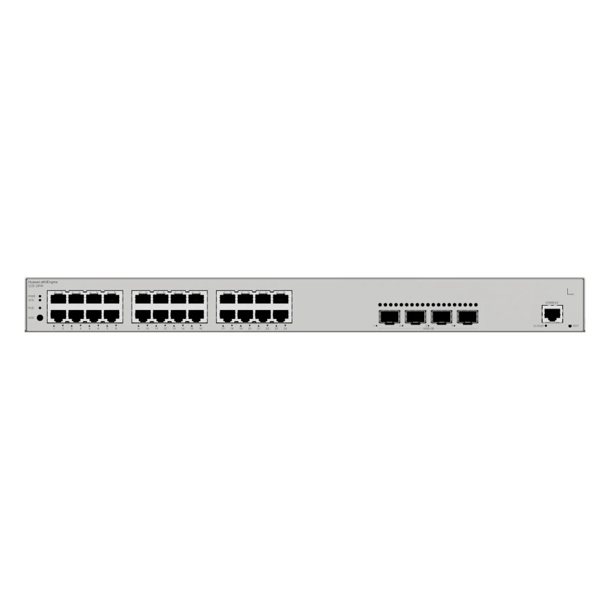 Switch Huawei S220-24P4X 24 Ports Gigabit PoE+ 400W avec 4 Ports 10GE SFP+ (98012376)