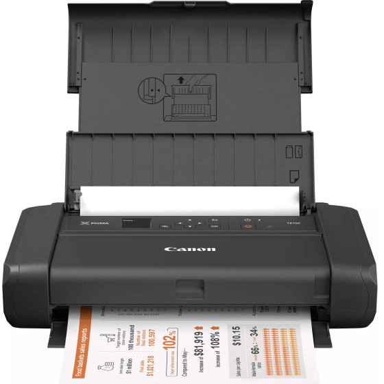 Imprimante Canon Pixma TR150 Mobile Jet d'Encre - Portable & sans Fil - 4167C026AC
