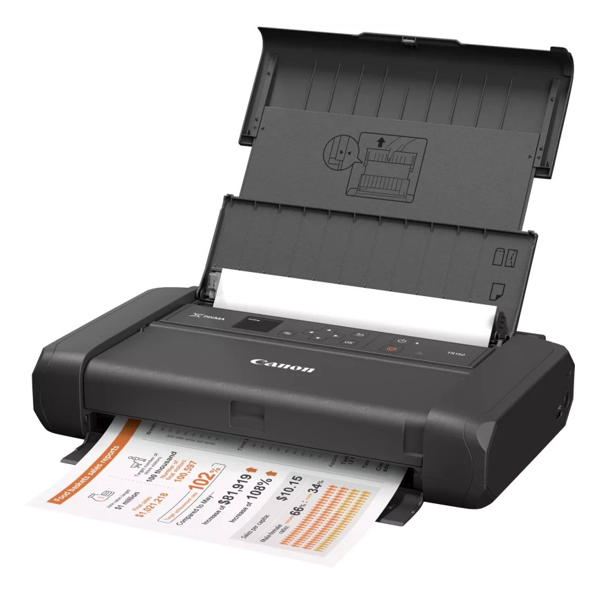 Imprimante Canon Pixma TR150 Mobile Jet d'Encre - Portable & sans Fil - 4167C026AC