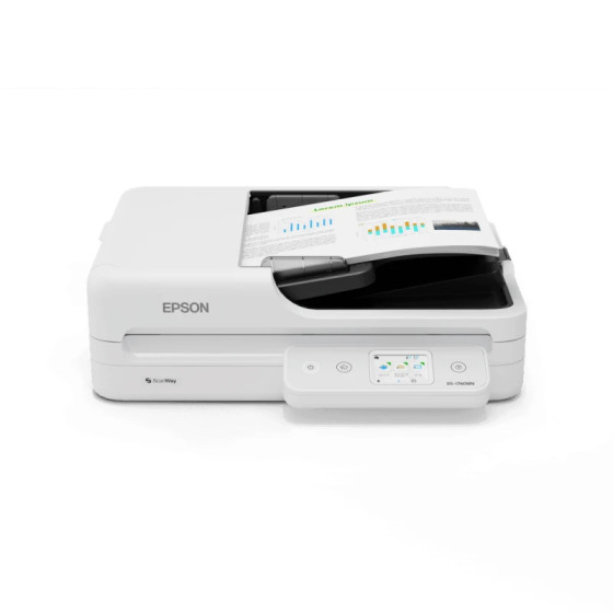 Scanner plat Epson DS-1760WN A4 - Réseau / USB, 30 IPM N&B & 30 IPM Couleur (B11B274402)