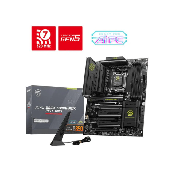 Carte mère MSI MAG B850 Tomahawk Max WiFi - AMD AM5 (911-7E62)