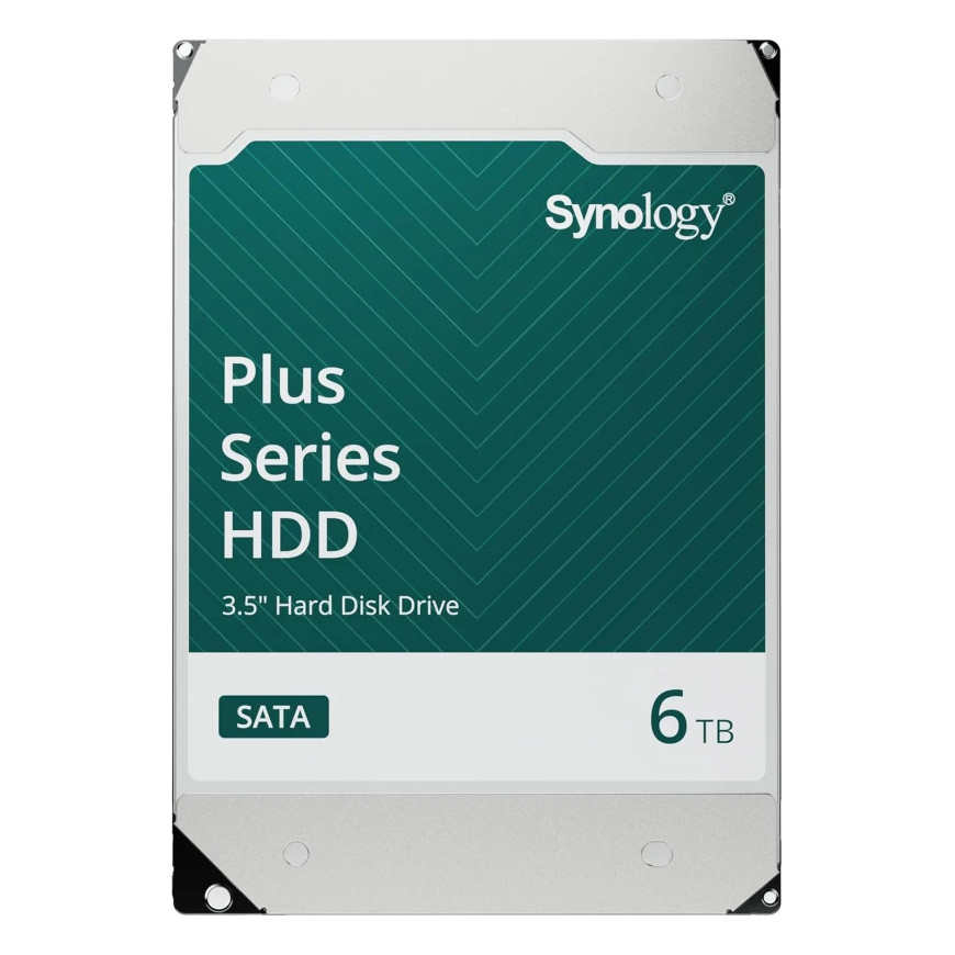 Disque dur interne Synology HAT3300 SATA 3,5" Série Plus HDD 6 To pour NAS (HAT3300-6T)