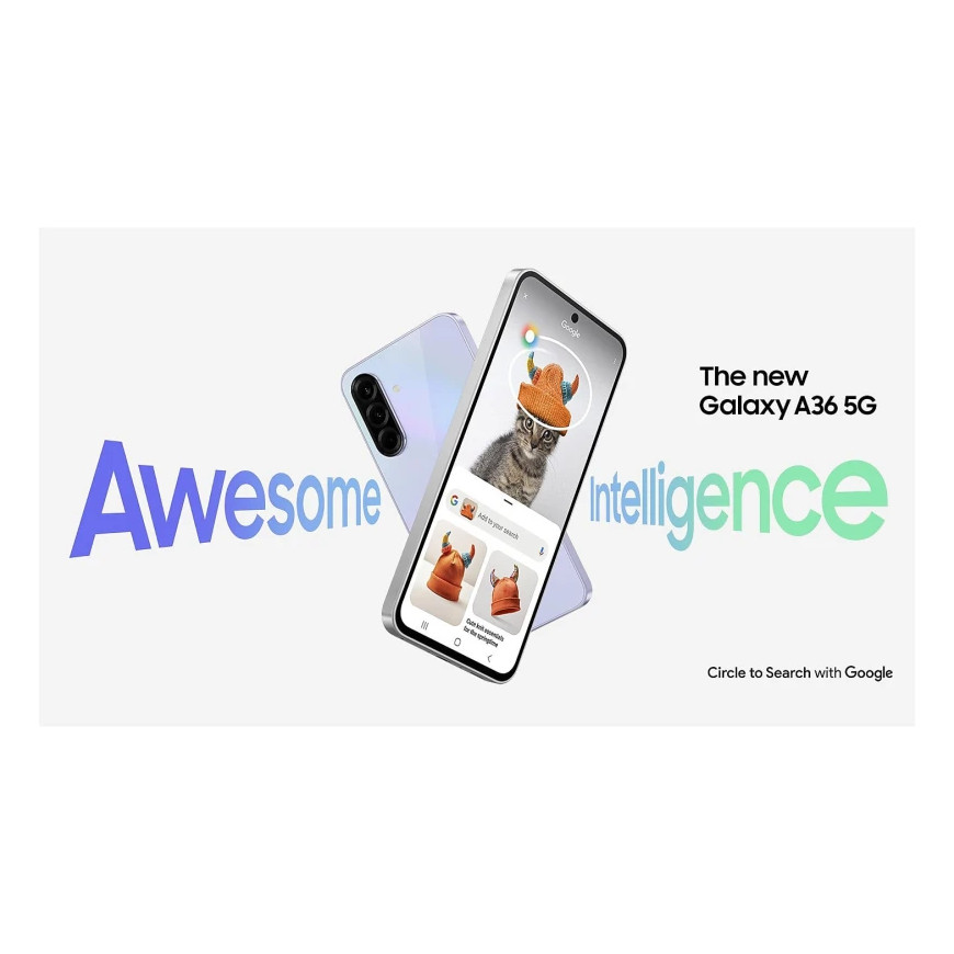 Samsung Galaxy A36 5G (8Go / 256Go) - Awesome Lavender Double SIM (SM-A366BLVVMWD)