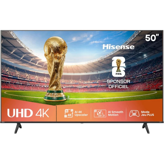 Smart TV Hisense 50 pouces UHD 4K VIDAA (HIS50A6Q)