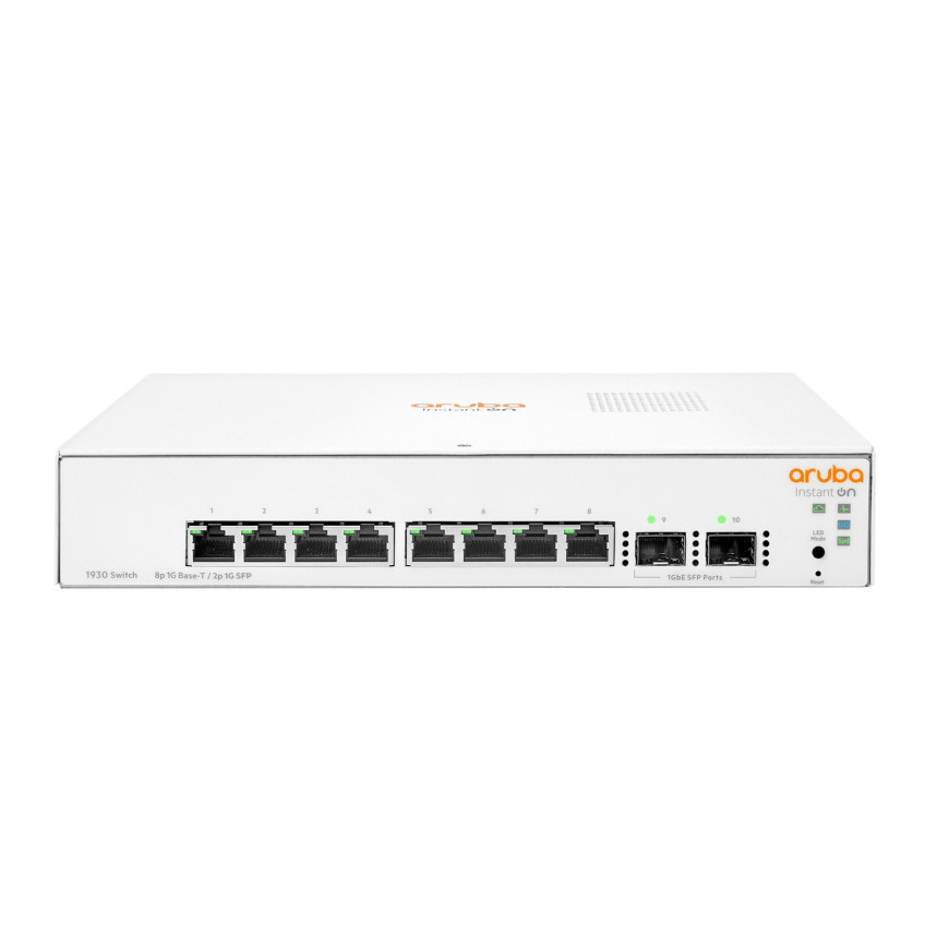Switch Hpe JL681A Commutateur Aruba Instant On 1930 8G Class4 PoE 2SFP 124W