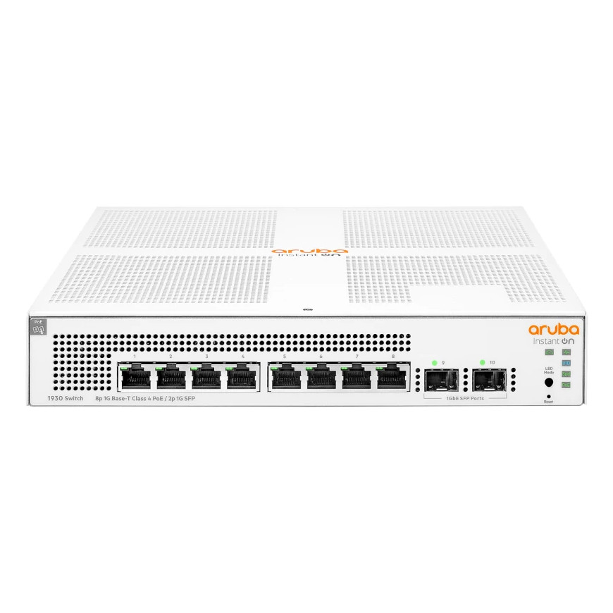 Switch Hpe JL681A Commutateur Aruba Instant On 1930 8G Class4 PoE 2SFP 124W