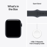 Apple Watch SE 3e génération 2025 - Bracelet Sport Minuit (MEHQ4AF/A)