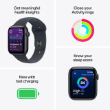 Apple Watch SE 3e génération 2025 - Bracelet Sport Minuit (MEHQ4AF/A)