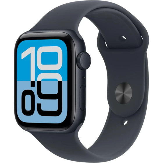 Apple Watch SE 3e génération 2025 - Bracelet Sport Minuit (MEHQ4AF/A)